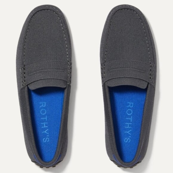 Rothy’s Men’s The Driving Loafer in Gray Graphite, Size 10.5 - Picture 4 of 13